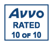 Avvo Rated 10 of 10